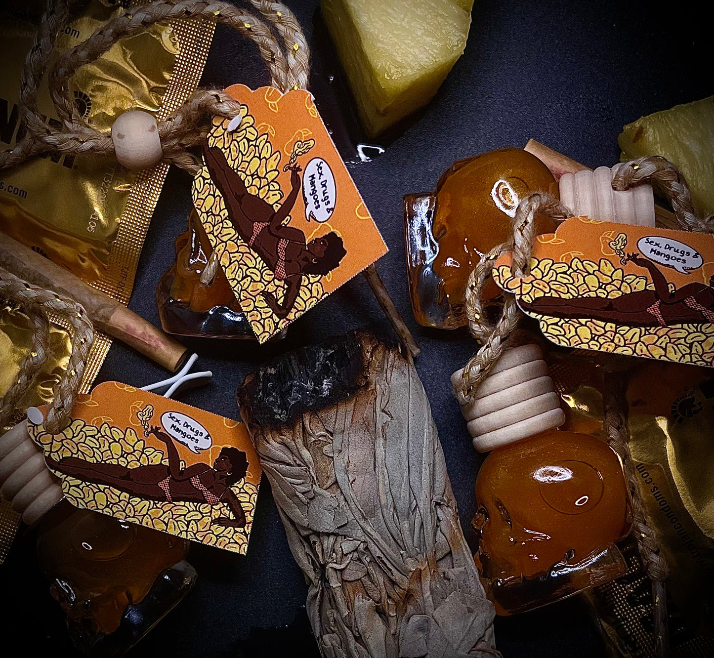 SEX, DRUGS, AND MANGOES Car Diffuser